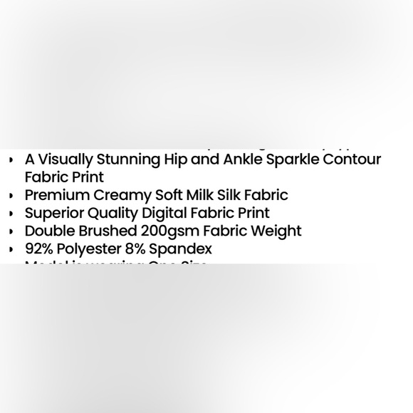 NWT Women’s Creamy Soft Sparkle Contour Extra Plus Size Leggings 2X-5X - Picture 8 of 8